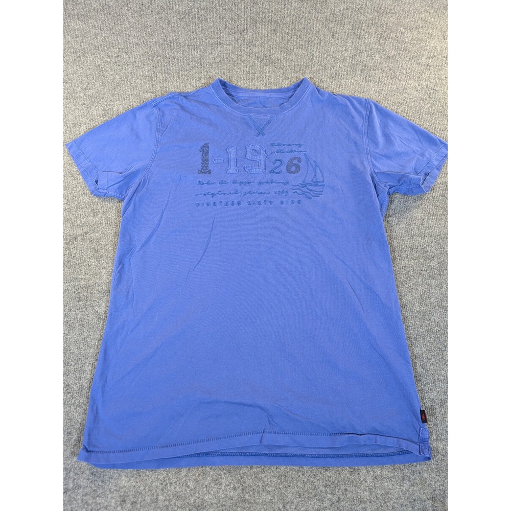 Robe Di Kappa Mens XXL Blue T-Shirt 1926‎ Sailboat Nautical Cotton Single Stitch